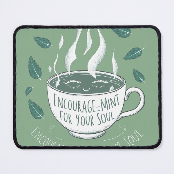 Item preview, Soulful Sips: Encourage-mint Tea designed and sold by Atsariya.