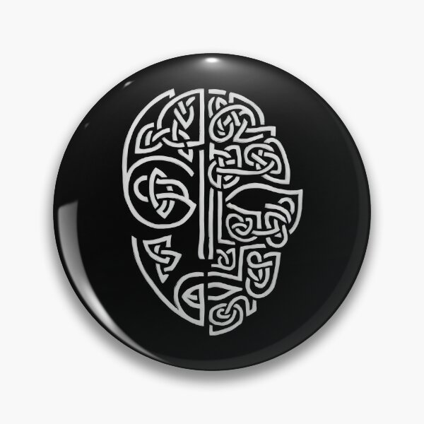 Item preview, The Face of the Ancient Celt. Abstract Celtic Design designed and sold by CELTIC-DESIGNS.