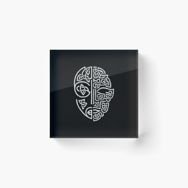 Item preview, The Face of the Ancient Celt. Abstract Celtic Design designed and sold by CELTIC-DESIGNS.