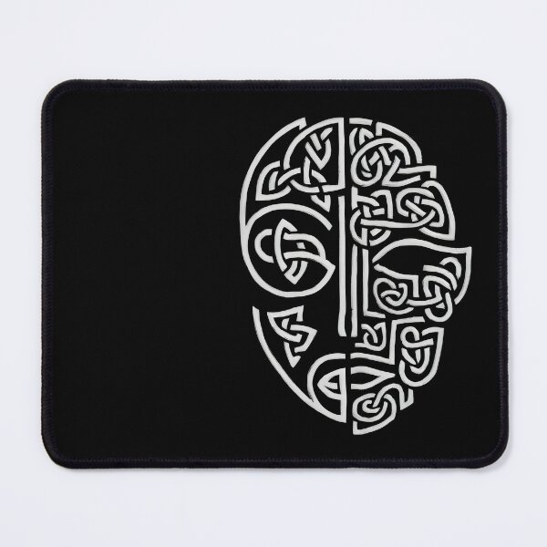 Item preview, The Face of the Ancient Celt. Abstract Celtic Design designed and sold by CELTIC-DESIGNS.