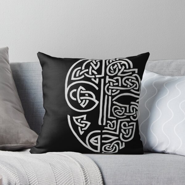Item preview, The Face of the Ancient Celt. Abstract Celtic Design designed and sold by CELTIC-DESIGNS.