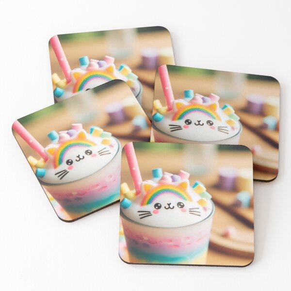 Item preview, Layered Cat Drink Delight designed and sold by Sadia  Jannat.