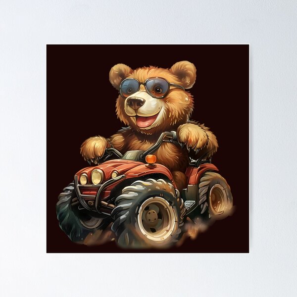 Item preview, Country Bear Fun on ATV designed and sold by uncledougie.