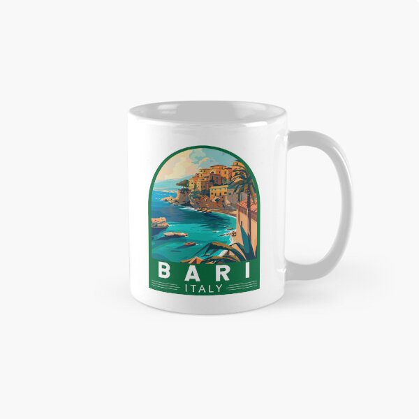 Item preview, Bari Italy Travel Art Emblem designed and sold by KrisSidDesigns.