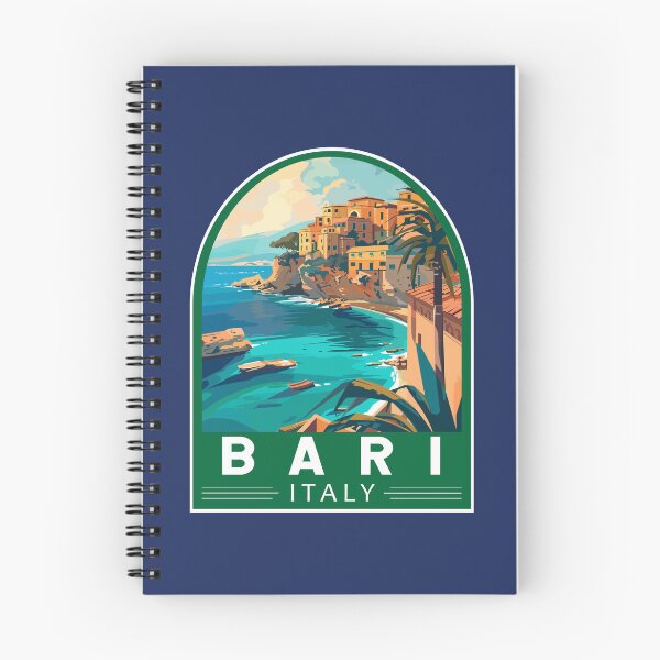 Item preview, Bari Italy Travel Art Emblem designed and sold by KrisSidDesigns.