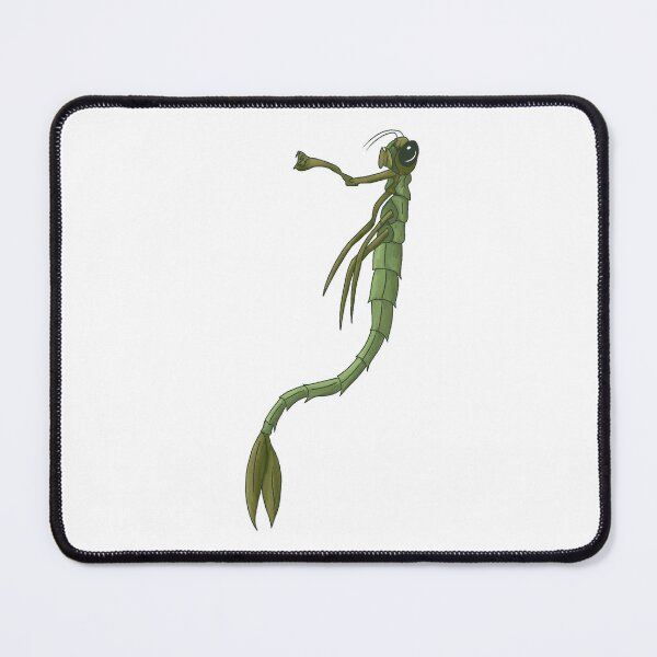 Item preview, green Aquatic Insect Larvae designed and sold by clearrhalley.