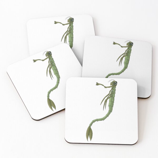 Item preview, green Aquatic Insect Larvae designed and sold by clearrhalley.