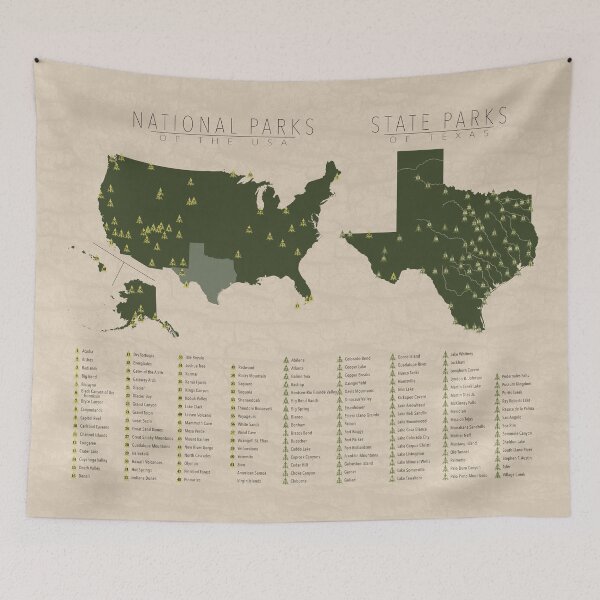 Item preview, US National Parks - Texas designed and sold by FinlayMcNevin.