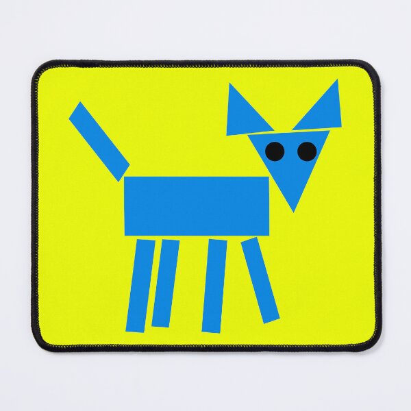 Item preview, Basic Blue Geometric Dog designed and sold by Karen Simon.
