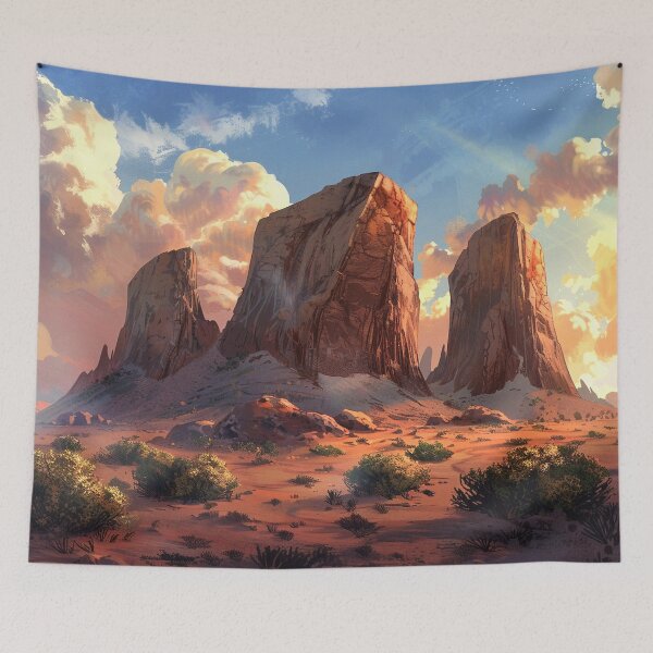 Item preview, Fantasy Desert Landscape - Beautiful Epic Scenery designed and sold by Lumaria Designs.