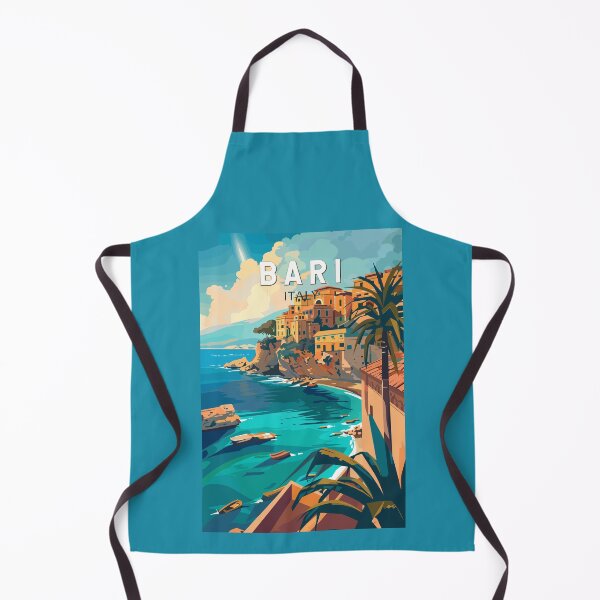 Item preview, Bari Italy Travel Art Vintage designed and sold by KrisSidDesigns.