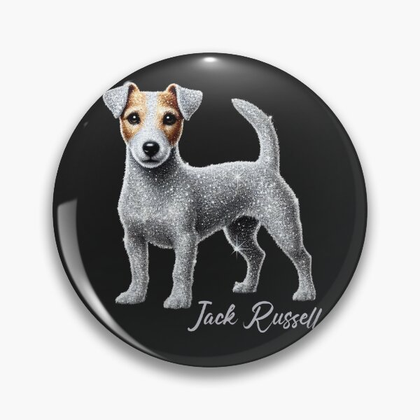 Artikelvorschau, Funkelnder Jack Russell - Glitzernde Hundekunst entworfen und verkauft von SportyAndArtful.