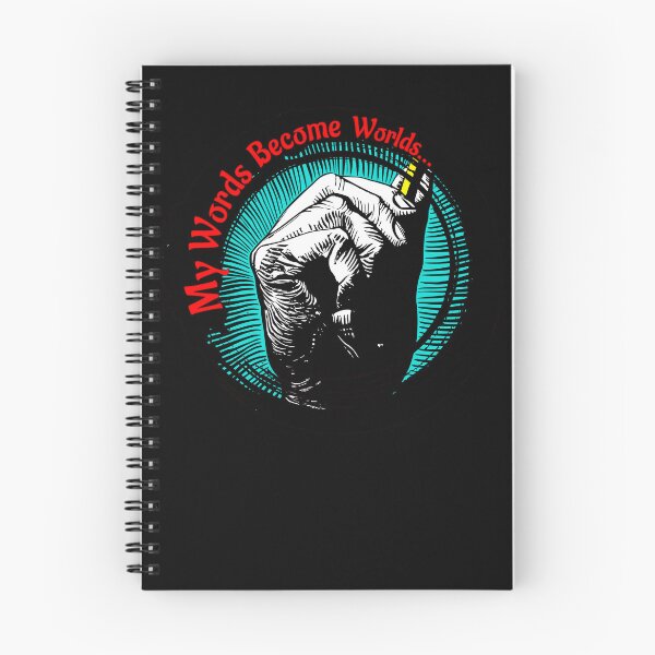 Item preview, My Words Become Worlds designed and sold by fizzlecrunch.