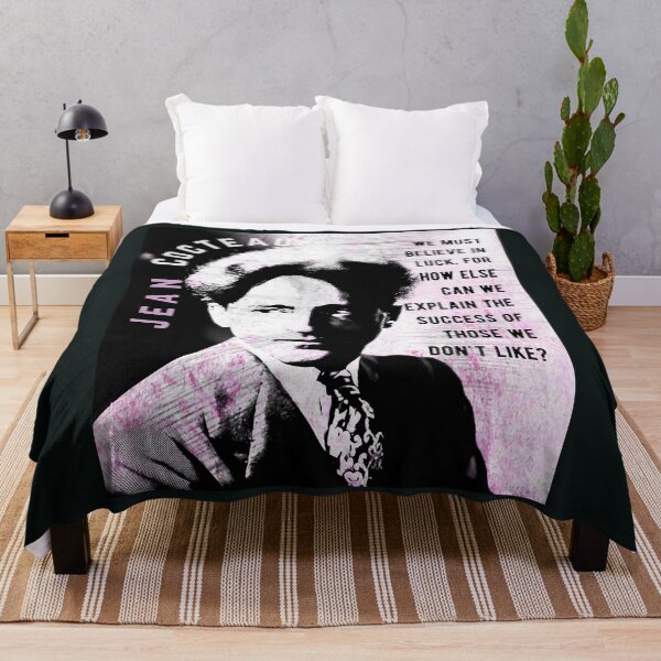 Item preview, Jean Cocteau quote: We must believe in luck. For how else can we explain the success of those we don't like? designed and sold by artbleed.