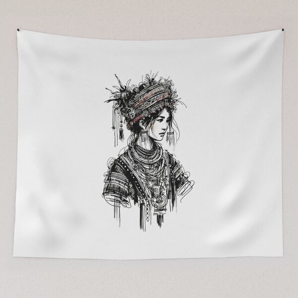 Item preview, Tribal Heritage-Hmong Woman designed and sold by Blink Art Studio.