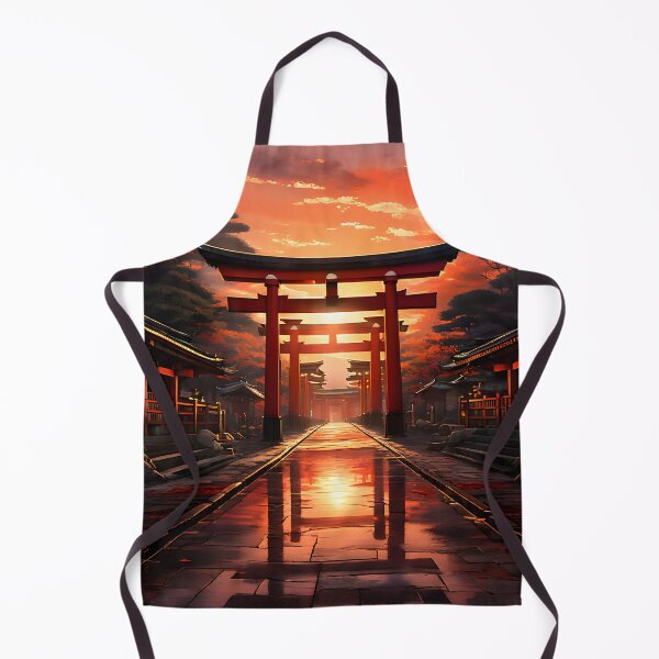 Item preview, Fushimi Inari Shrine: Sunset Through Red Gates designed and sold by LSVart.