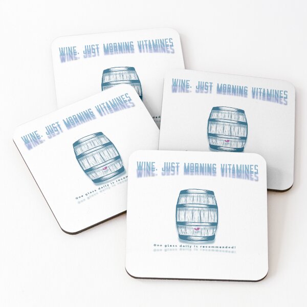 Item preview, Wine.Just Morning vitamines. Satiric slogan. designed and sold by MyxDes.