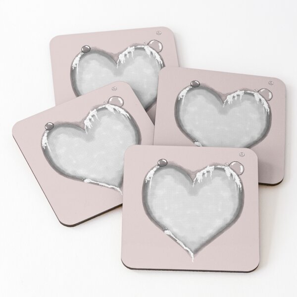 Item preview, Heart shaped doodle with sponge and shadow	 designed and sold by nongsao4.