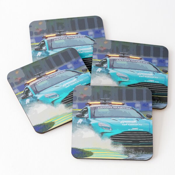 Item preview, The F1 safety car racing through standing water during the 2024 Canadian Grand Prix designed and sold by Rodissimus1984.