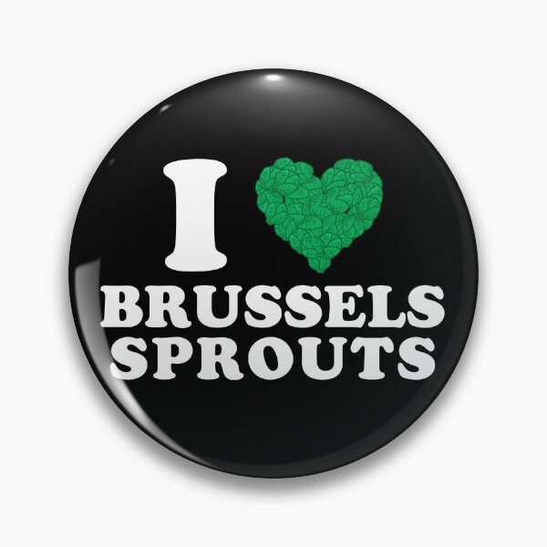 Item preview, I Love Brussels Sprouts Funny Christmas designed and sold by HotHibiscus.