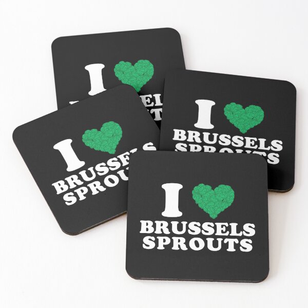 Item preview, I Love Brussels Sprouts Funny Christmas designed and sold by HotHibiscus.