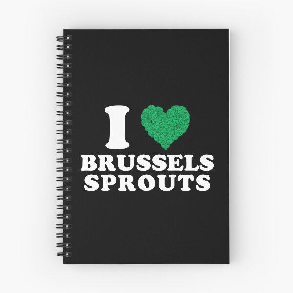 Item preview, I Love Brussels Sprouts Funny Christmas designed and sold by HotHibiscus.