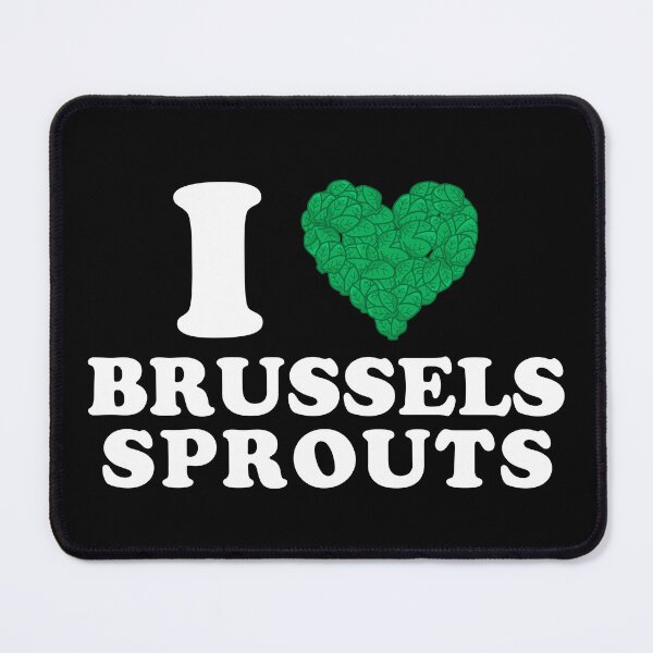 Item preview, I Love Brussels Sprouts Funny Christmas designed and sold by HotHibiscus.