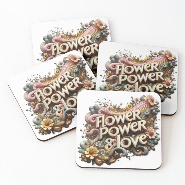 Item preview, Good quote "Flower power and love" designed and sold by kankan22.