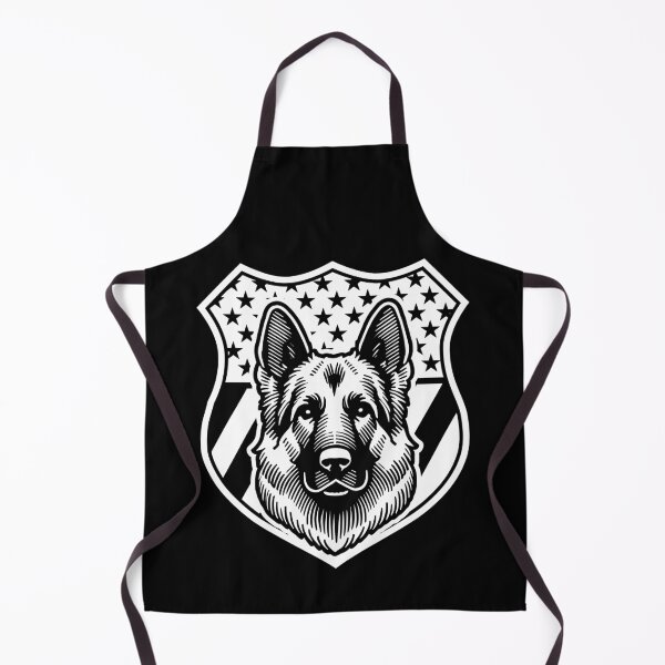 Item preview, Patriotic German Shepherd American Flag Badge 4th of July designed and sold by TKsTees.