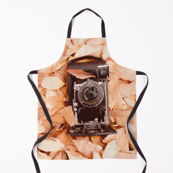 Item preview, Vintage Camera In Autumn Colored Leaves designed and sold by FeatherfallSTU.