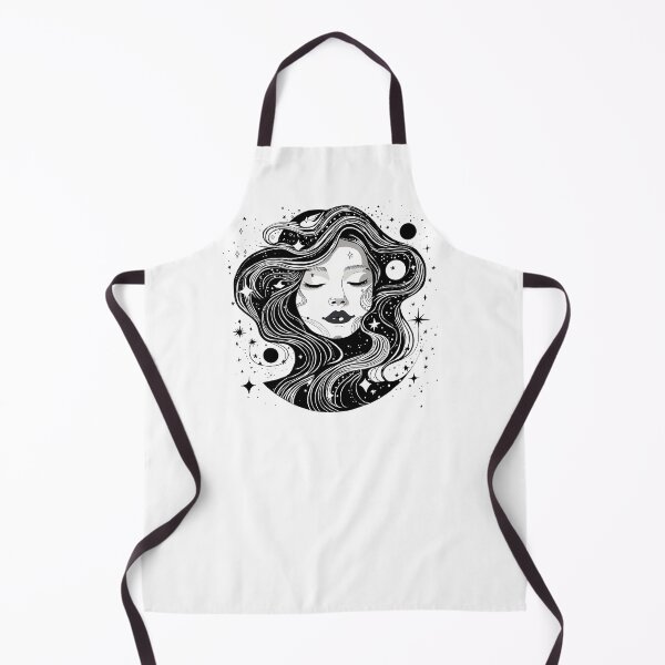 Item preview, Dreaming of the Stars - Minimalist Woman's Face Illustration designed and sold by MrsKravchenko.