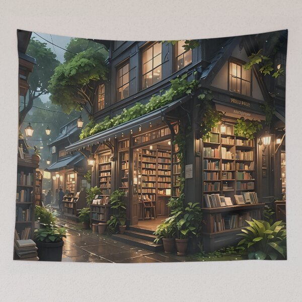 Item preview, Cozy bookstore designed and sold by worldimagine91.