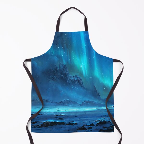 Item preview, Fantasy Landscape -Aurora Borealis Snow Scenery designed and sold by Lumaria Designs.