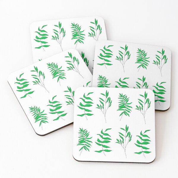 Item preview, Green Leaf Plant Pattern designed and sold by KTCreativeSide.