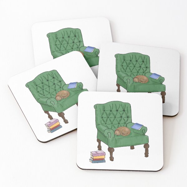 Item preview, Cozy reading chair designed and sold by bookloversclub.