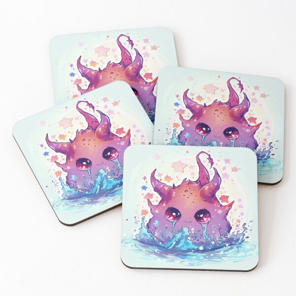 Item preview, Vibrant Konpeito Creature in Water - Fantasy Art designed and sold by EAGallery.