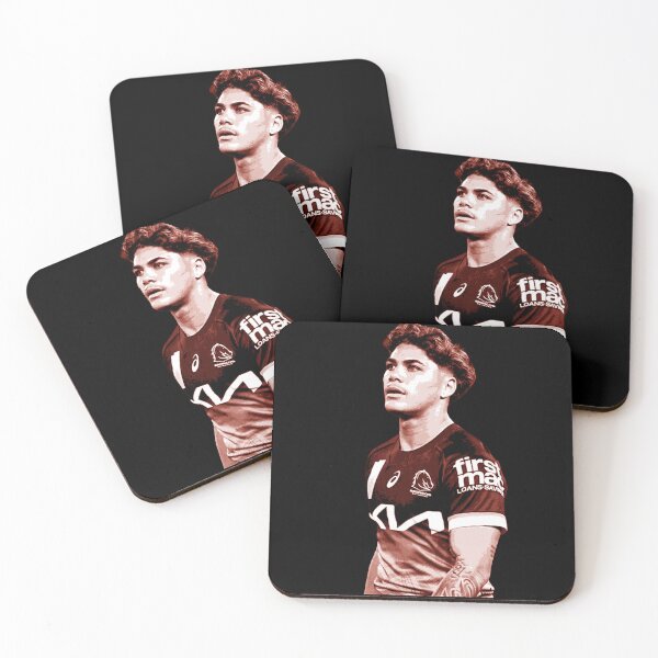 Item preview, Reece Walsh NRL orange posterized designed and sold by sarahhelizz.