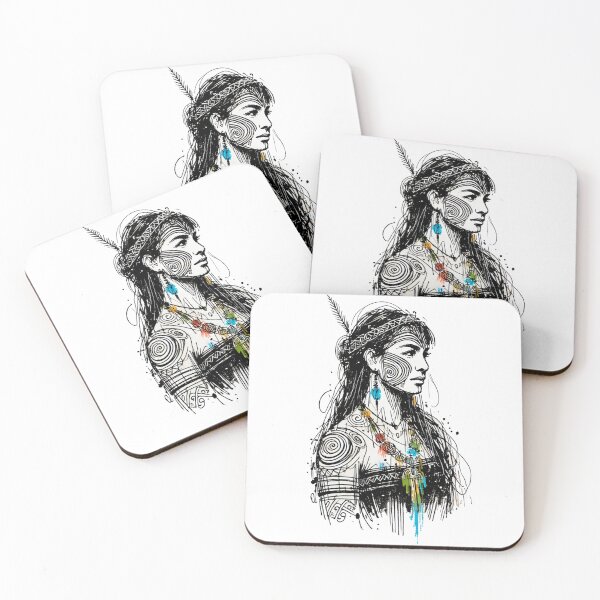 Item preview, Tribal Heritage-Maori Woman designed and sold by Blink Art Studio.
