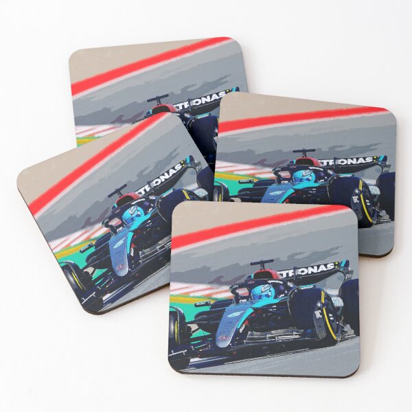 Item preview, George Russell racing his 2024 F1 car during the Spanish Grand Prix  designed and sold by Rodissimus1984.