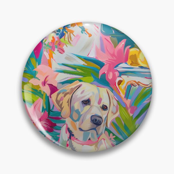 Item preview, Preppy Labradors and ginger jars oil painting designed and sold by SophieClimaArt.