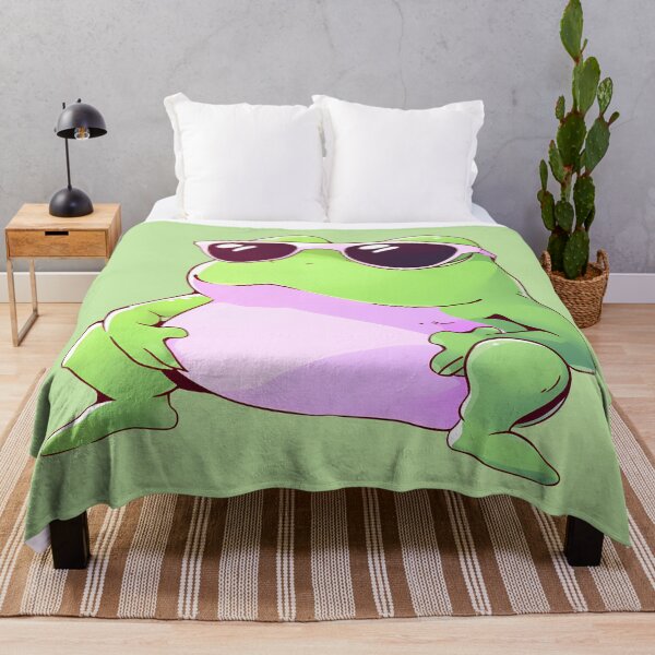 Item preview, Summer Frog with Sunglasses designed and sold by SeraphineArts.
