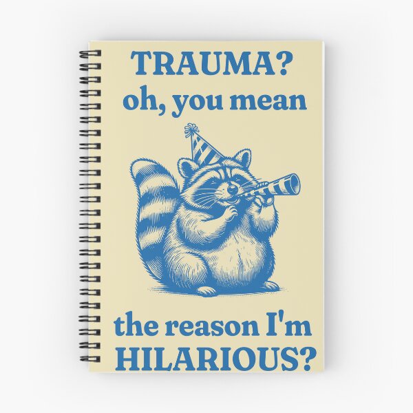 Item preview, Hilarious Trauma Raccoon designed and sold by Mildly Mystic.