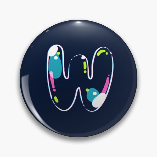 Item preview, Soap Bubble Monogram Letter - W designed and sold by lulubeeart.