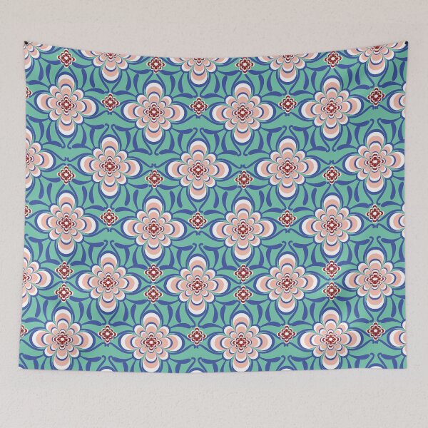 Item preview, D9.folk embroidery, and Mexican style, Aztec geometric art ornament print, Design for carpet , cover, wallpaper, wrapping, fabric, clothing , Ikat Abstract Ethnicart, Seamless pattern in tribal designed and sold by Jittarat.