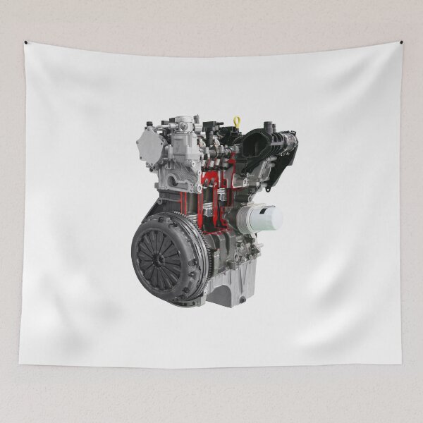 Item preview, car engine isolated on white background designed and sold by goceris.
