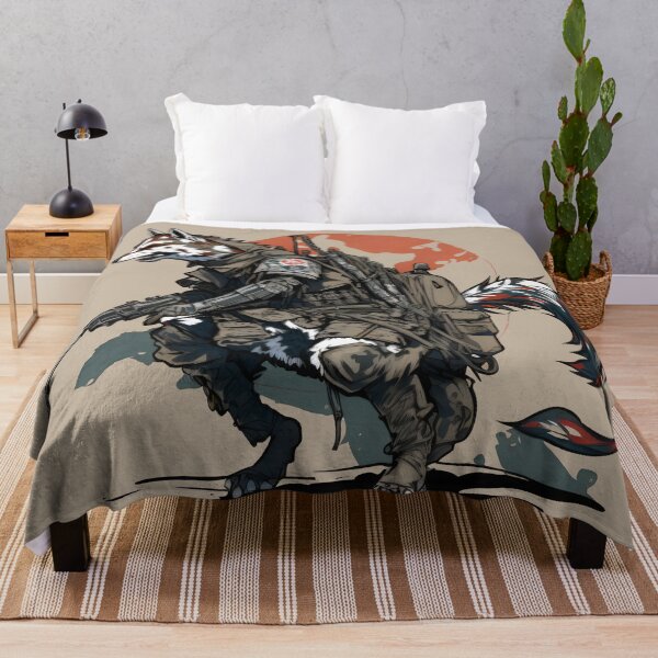 Item preview, A mesmerizing design of a modern wolf warrior in Okami Style designed and sold by The-Chieftain.