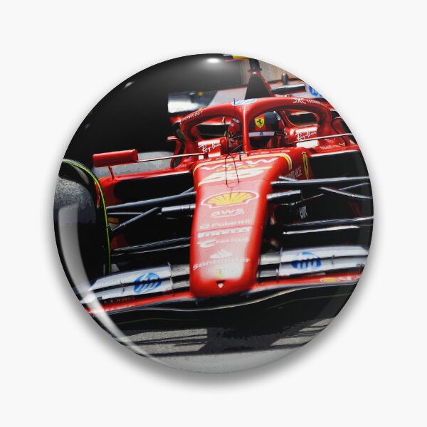 Item preview, Carlos Sainz racing his 2024 F1 car through the chicanes abstract designed and sold by Rodissimus1984.