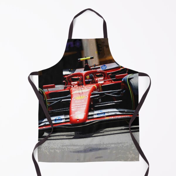 Item preview, Carlos Sainz racing his 2024 F1 car through the chicanes abstract designed and sold by Rodissimus1984.