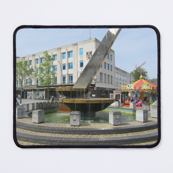 Item preview, Sundial And Fountain In Plymouth City Centre, Devon UK designed and sold by lezvee.