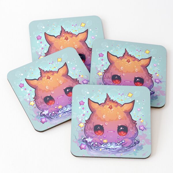 Item preview, Vibrant Konpeito Creature in Water - Fantasy Art designed and sold by EAGallery.
